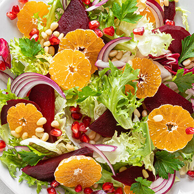 Insalata di cipolle e arancia